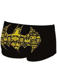Kąpielówki męskie na basen Arena Super Hero Low Waist Short. Kolor: czarny, wielokolorowy, żółty