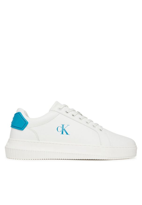 Sneakersy Calvin Klein Jeans. Kolor: biały