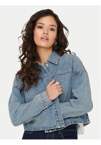 JDY Kurtka jeansowa Aspen 15351405 Niebieski Regular Fit. Kolor: niebieski. Materiał: bawełna