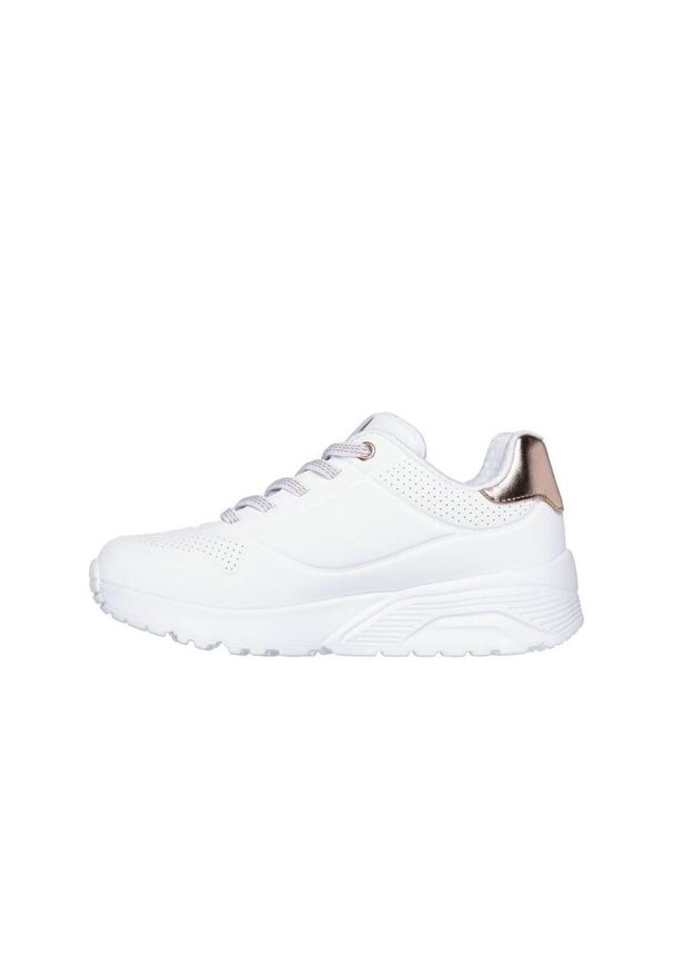 skechers - Tenisówki Skechers Model Uno Lite-metallic Mo Kolor Biały. Kolor: biały. Materiał: syntetyk, tkanina, materiał. Model: Skechers Sport. Sport: turystyka piesza