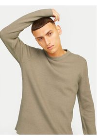 Jack & Jones - Jack&Jones Sweter Perfect 12257771 Beżowy Regular Fit. Kolor: beżowy. Materiał: syntetyk #2