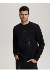 Diverse - Bluza męska bez kaptura DKR CREW 04 B1563 -. Typ kołnierza: bez kaptura. Kolor: czarny. Materiał: poliester, bawełna
