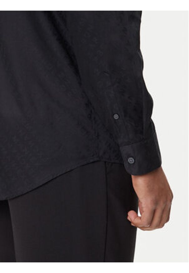 Armani Exchange Koszula XM001142 AF13131 FC022 Czarny Regular Fit. Kolor: czarny. Materiał: bawełna