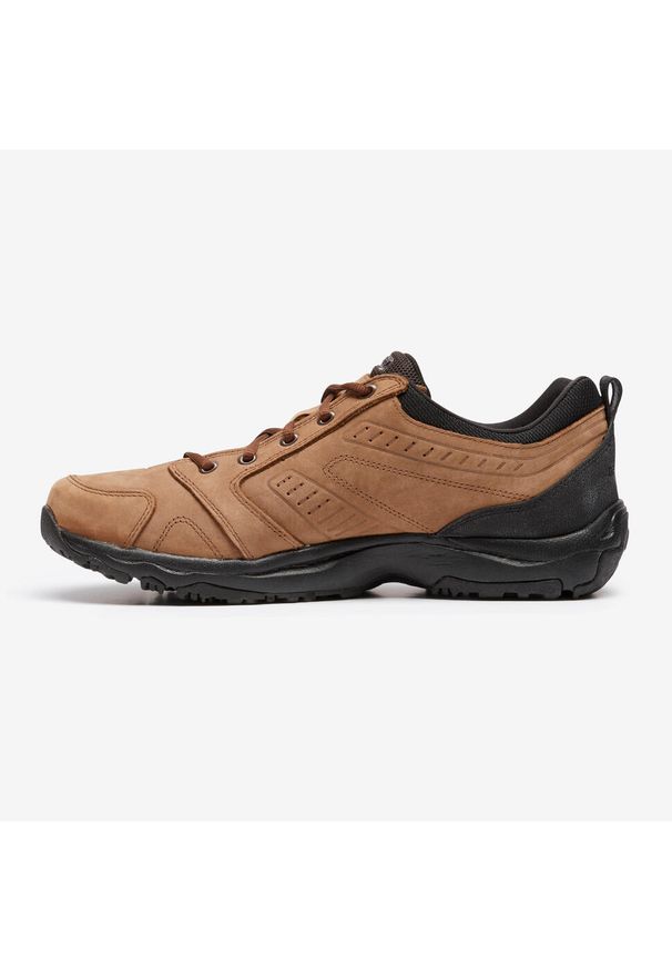 Decathlon - Buty do chodzenia męskie Newfeel Nakuru Comfort. Okazja: na co dzień. Kolor: czarny, brązowy, wielokolorowy. Materiał: nubuk, kauczuk, skóra. Szerokość cholewki: normalna. Sport: turystyka piesza