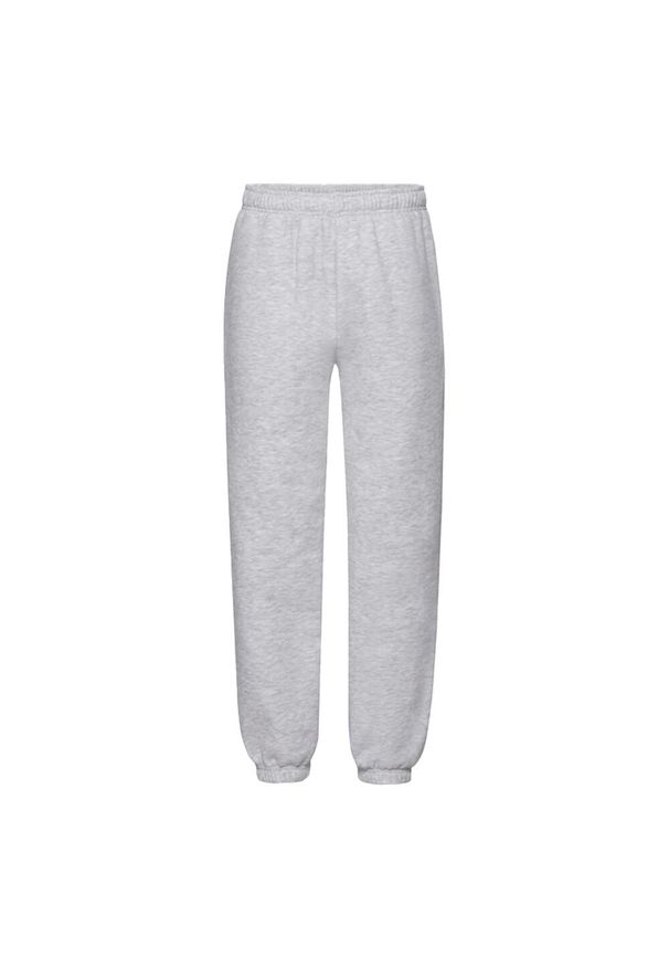 FRUIT OF THE LOOM - Spodnie Do Biegania Dla Dzieci/dzieci Premium Heather Z Elastycznymi Mankietami. Kolor: szary. Sezon: lato. Sport: turystyka piesza