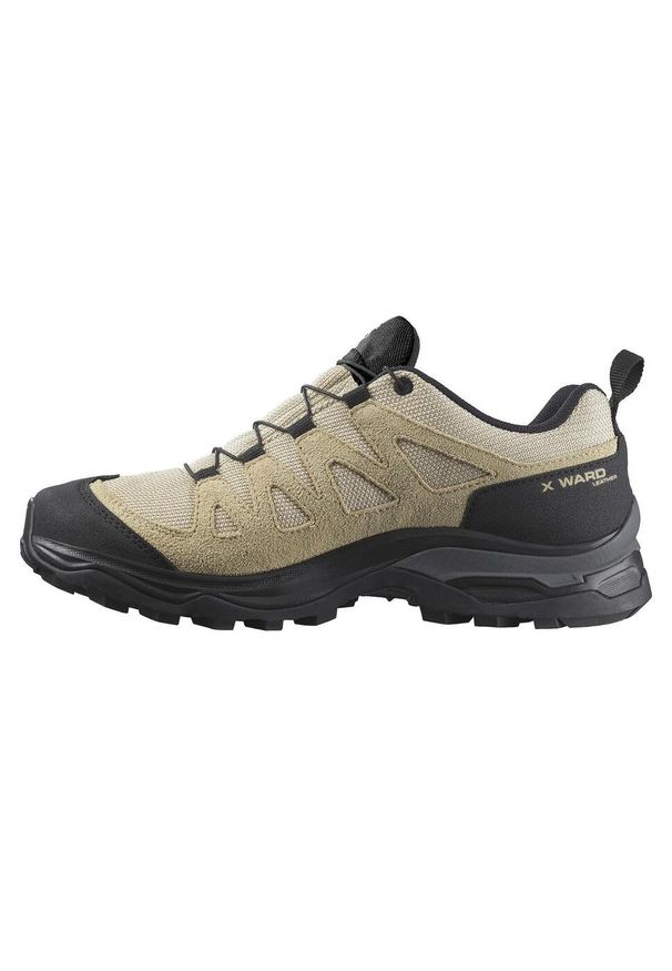 salomon - Buty trekkingowe damskie Salomon X Ward Leather GTX. Kolor: beżowy