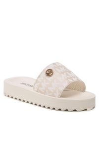 Klapki MICHAEL KORS KIDS Stelo MK100649C Oatmeal. Materiał: materiał #1