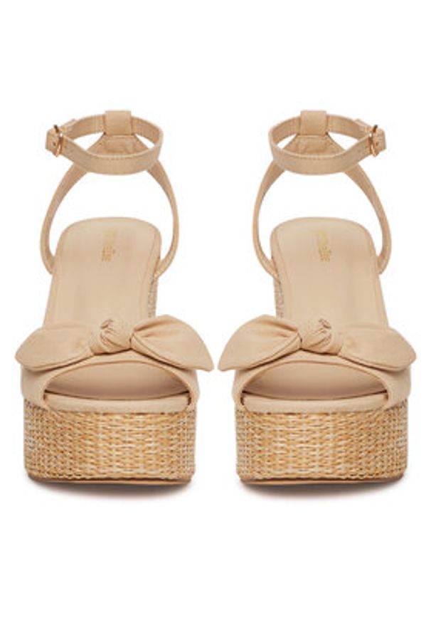DeeZee Espadryle RT2206125 Beżowy. Kolor: beżowy. Materiał: materiał