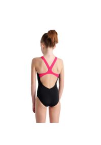 Strój kąpielowy dziewczęcy Arena Swimsuit V Back Placement. Kolor: czarny