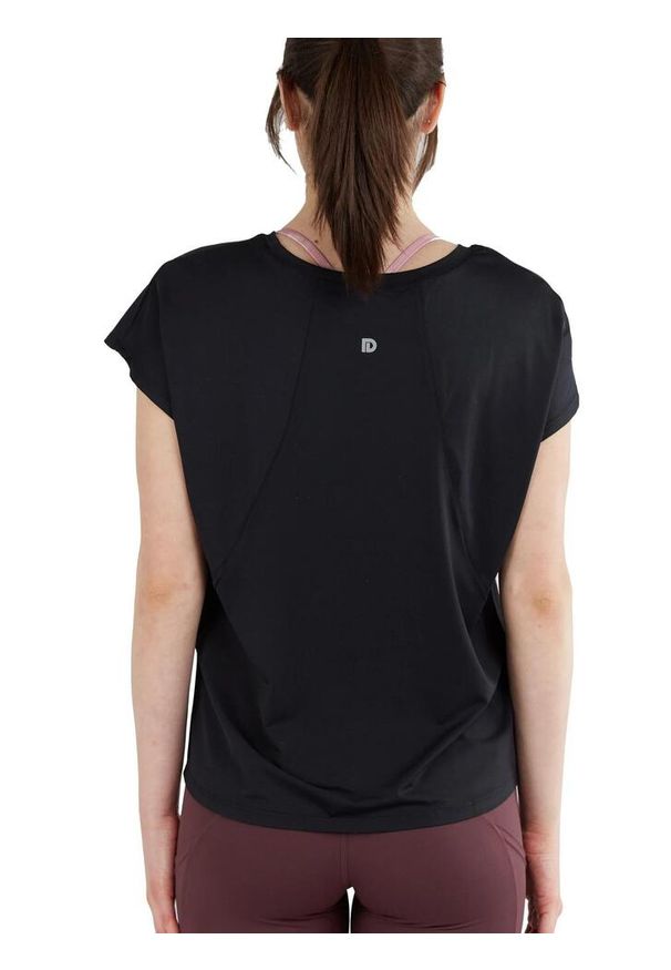 FUNDANGO - Koszulka sportowa damska Hanabi T-shirt z krótkim rękawem. Kolor: czarny. Długość rękawa: krótki rękaw. Długość: krótkie. Sport: taniec, joga i pilates