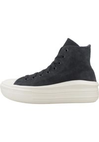 Tenisówki Converse Model Chuck Taylor All Star Move Hi Kolor Niebieski. Kolor: niebieski. Materiał: tkanina, skóra