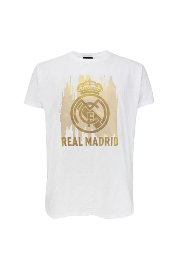 AC MILAN - Koszulka z herbem Realu Madryt dla dorosłych unisex. Kolor: biały
