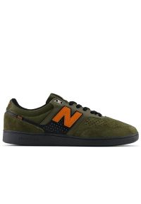 Buty męskie New Balance Numeric NM508GNC - zielone. Kolor: zielony. Materiał: zamsz, materiał, skóra, syntetyk. Szerokość cholewki: normalna. Sport: skateboard