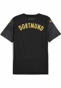 Puma - Męska koszulka wyjazdowa Borussia Dortmund 24/25 PUMA Black Faster Yellow. Kolor: czarny, żółty, wielokolorowy