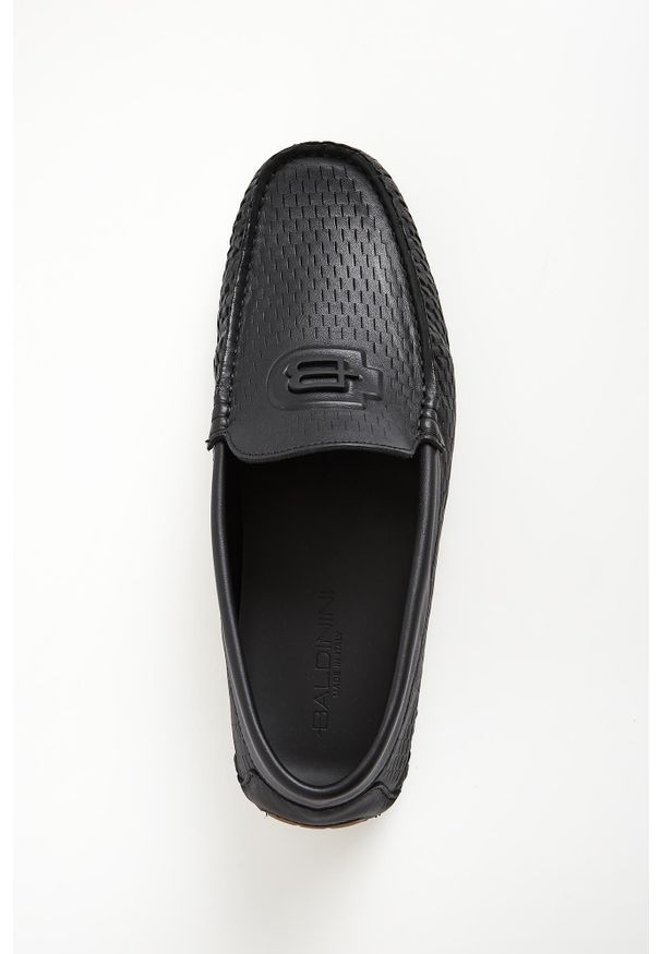 Baldinini - Loafersy męskie skórzane BALDININI. Materiał: skóra