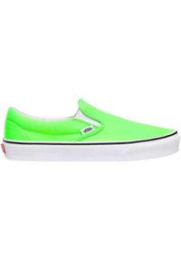 Buty do chodzenia dla dorosłych Vans Classic Slip-On. Zapięcie: bez zapięcia. Kolor: zielony. Model: Vans Classic. Sport: turystyka piesza