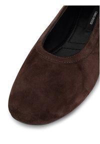 Gino Rossi Baleriny ANYA-7340-25 Brązowy. Kolor: brązowy. Materiał: zamsz, skóra