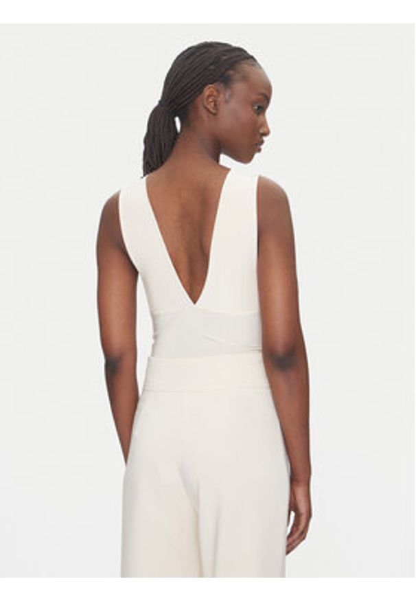 ACCESS FASHION Body 53-2223-391 Écru Slim Fit. Materiał: syntetyk