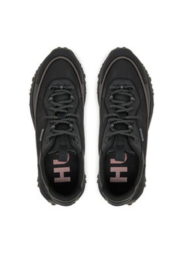 Hugo Sneakersy GO1ST 50529596 Czarny. Kolor: czarny. Materiał: skóra