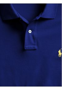 Polo Ralph Lauren Polo Core Replen 710795080 Granatowy Slim Fit. Typ kołnierza: polo. Kolor: niebieski. Materiał: bawełna