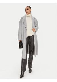 Calvin Klein Płaszcz wełniany K20K207089 Szary Oversize. Kolor: szary. Materiał: wełna #5