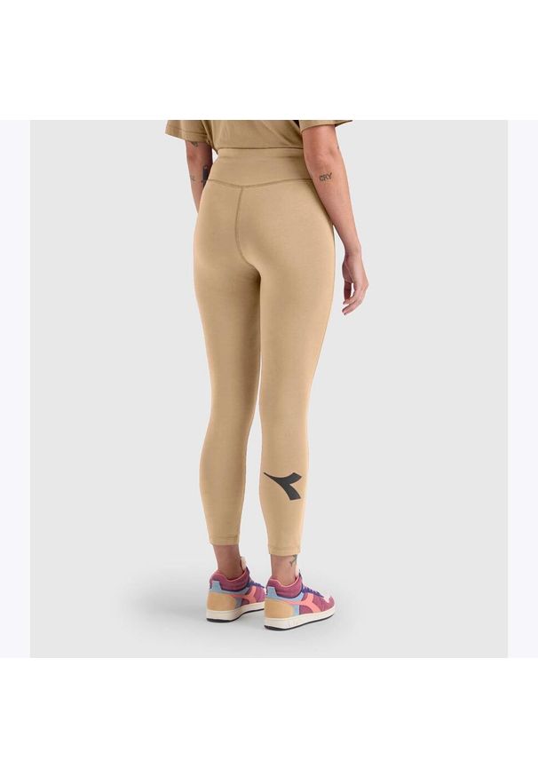 Diadora - Legginsy damskie DIADORA L. LEGGINGS MANIFESTO. Kolor: beżowy