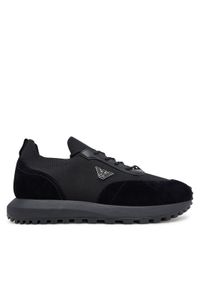 Emporio Armani Sneakersy EM003739 AF19724 MC005 Czarny. Kolor: czarny. Materiał: skóra