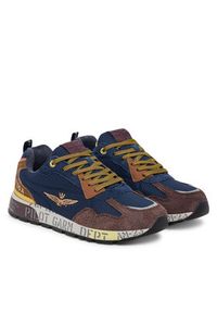 Aeronautica Militare Sneakersy 252SC0276UCT03546 Granatowy. Kolor: niebieski. Materiał: materiał