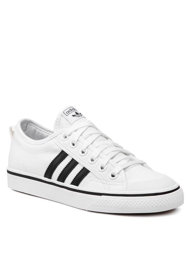 Adidas - adidas Buty Nizza CQ2333 Biały. Kolor: biały. Materiał: materiał