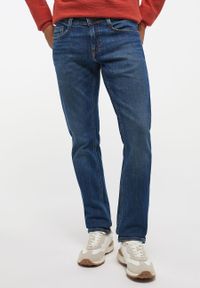 Mustang - MUSTANG Oregon Tapered Męskie Spodnie Jeansowe Denim Blue 1013206 5000 883