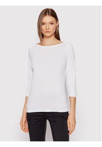 United Colors of Benetton - United Colors Of Benetton Bluzka 3GA2E16A1 Biały Regular Fit. Kolor: biały. Materiał: bawełna