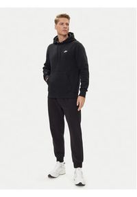 Nike Bluza Club Ft FN3859 Czarny Regular Fit. Kolor: czarny. Materiał: bawełna