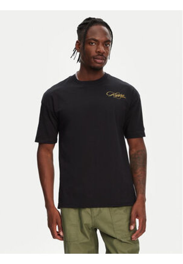 Kappa T-Shirt Norda 361Q6XW Czarny Regular Fit. Kolor: czarny. Materiał: bawełna