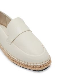 Calvin Klein Espadryle Espadrille W/Ck Hw - Lth HW0HW02390 Écru. Materiał: skóra