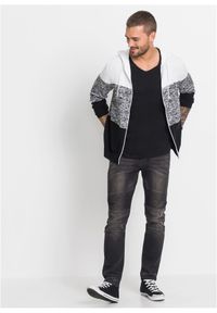 bonprix - T-shirt z dekoltem w serek (3 szt.). Typ kołnierza: dekolt w serek. Kolor: czarny #2