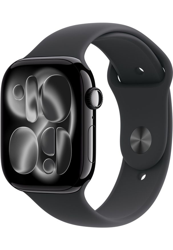 APPLE - Apple Watch Series 11 OLED 46 mm Cyfrowy 416 x 496 px Ekran dotykowy 5G Czarny Wi-Fi GPS. Rodzaj zegarka: cyfrowe. Kolor: czarny