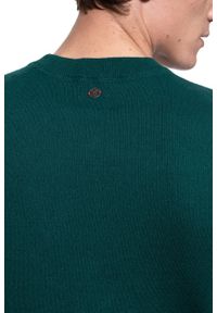 Mustang - MUSTANG Emil C Jumper MĘSKI SWETER KLASYCZNY DEEP TEAL 1008650 6433. Styl: klasyczny