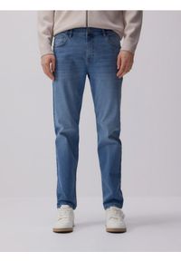 Reserved - Jeansy slim fit - niebieski. Kolor: niebieski