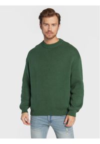 Redefined Rebel Sweter Bastian 212056 Zielony Regular Fit. Kolor: zielony. Materiał: bawełna