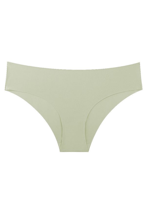 Intica - Figi bezszwowe gładkie niewidoczne pod ubraniem Omega. Kolor: zielony. Materiał: materiał. Wzór: gładki