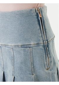Morgan Spódnica jeansowa 261-JTALA Niebieski Regular Fit. Kolor: niebieski. Materiał: bawełna #5