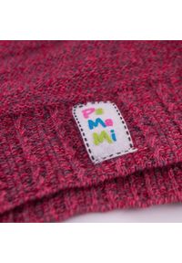 Wiosenna czapka dziewczęca typu smerfetka PaMaMi - Czerwony. Kolor: czerwony. Materiał: elastan, bawełna. Sezon: wiosna #2