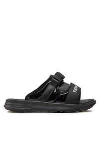 New Balance Klapki SWA330D3 Czarny. Kolor: czarny. Materiał: skóra