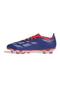 Adidas - Buty adidas Predator League Mg IF6382 czerwone. Zapięcie: sznurówki. Kolor: czerwony. Materiał: syntetyk. Sport: piłka nożna