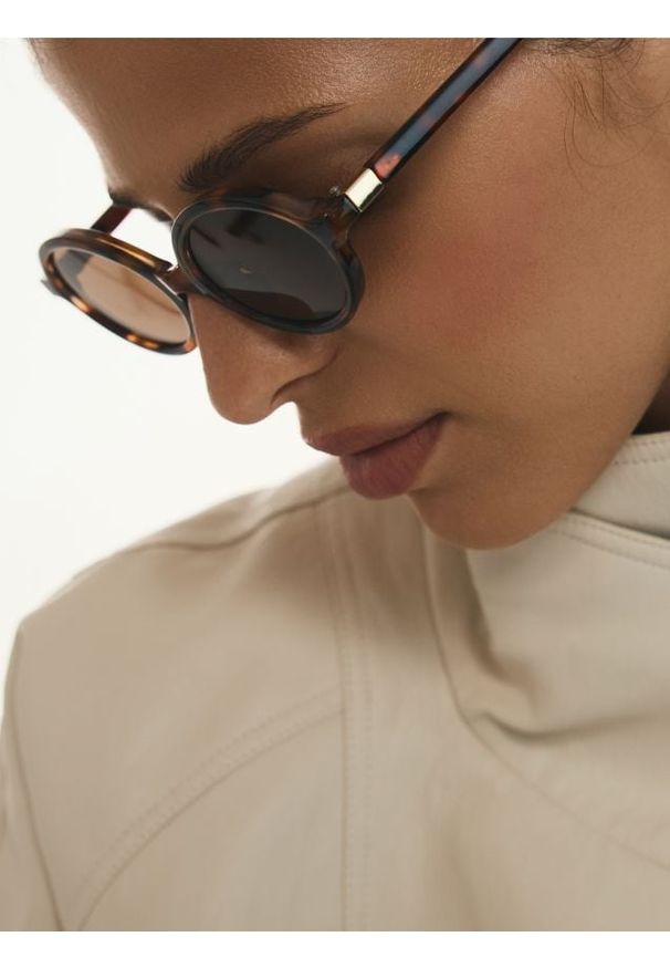 Reserved - Okulary przeciwsłoneczne - ciemnobrązowy. Kolor: brązowy