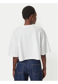 Calvin Klein Jeans T-Shirt LV047F813G Biały Boxy Fit. Kolor: biały. Materiał: bawełna #4