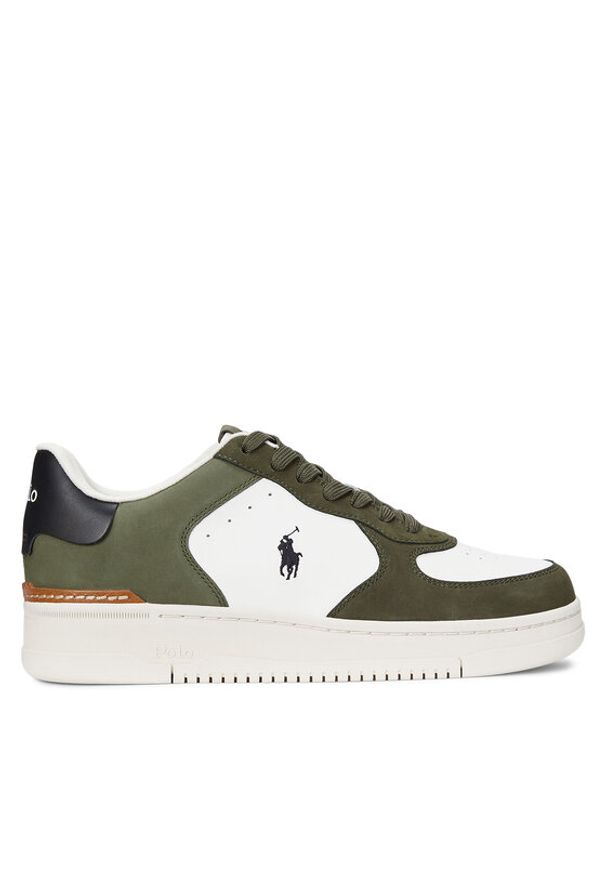 Polo Ralph Lauren Sneakersy 809955690002 Zielony. Kolor: zielony. Materiał: skóra, zamsz