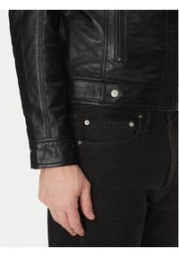 Serge Pariente Kurtka skórzana Erico Czarny Regular Fit. Kolor: czarny. Materiał: skóra #3