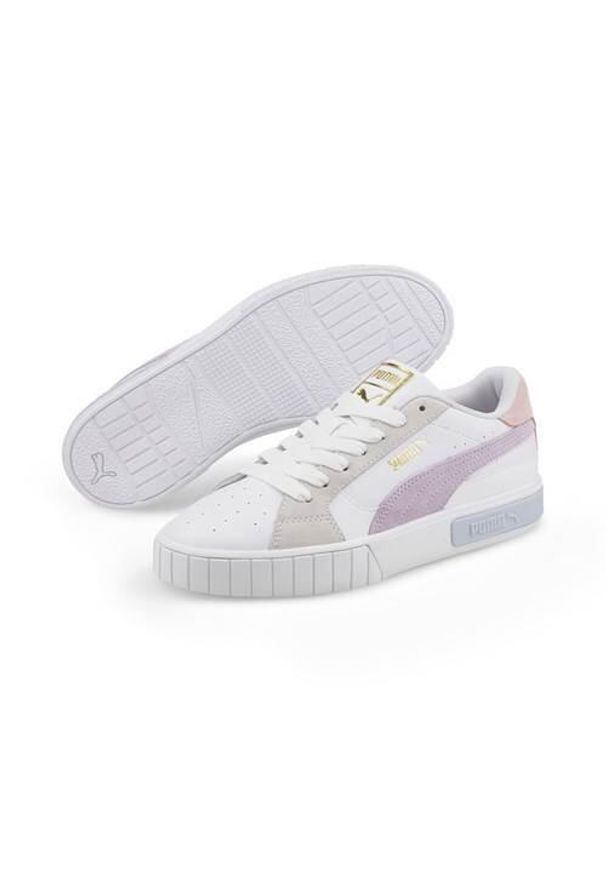 Buty do chodzenia damskie Puma Cali Star Mix. Zapięcie: sznurówki. Kolor: biały, wielokolorowy. Materiał: guma, materiał, syntetyk. Szerokość cholewki: normalna. Sport: turystyka piesza