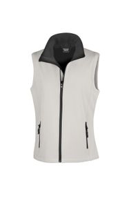 RESULT - Ocieplana Damska Softshell. Kolor: biały, wielokolorowy, czarny. Materiał: softshell